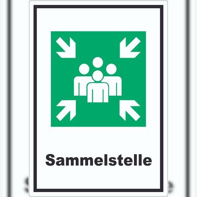 HB-Druck Sammelstelle Aufkleber A0 (841x1189mm)
