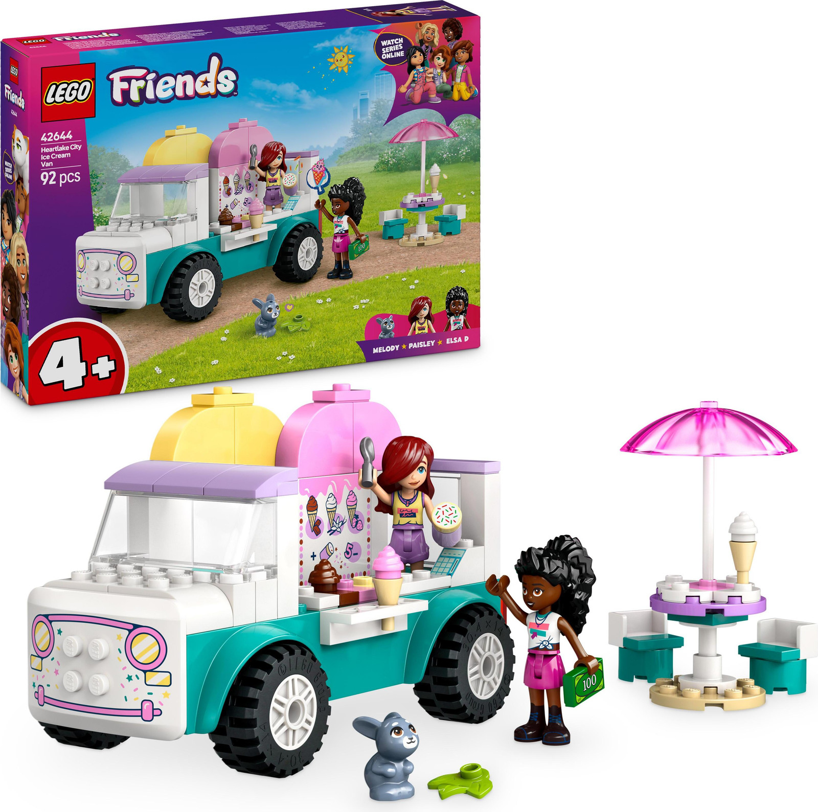 LEGO Friends IJscowagen in Heartlake City 42644
