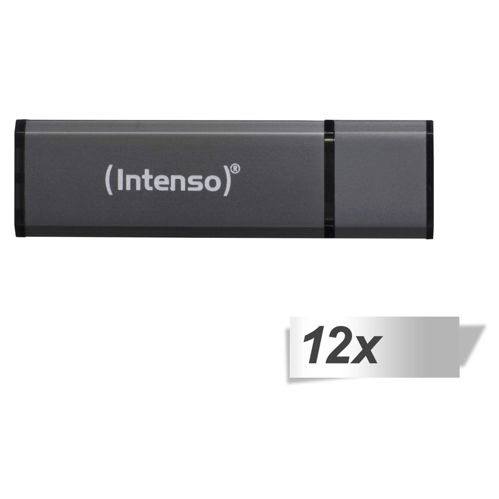 12x1 Intenso Alu Line anthrazit 8GB USB Stick 2.0