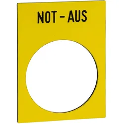 Schneider Electric ZB2BY420001 Anzeigeschild Ge Not-Aus