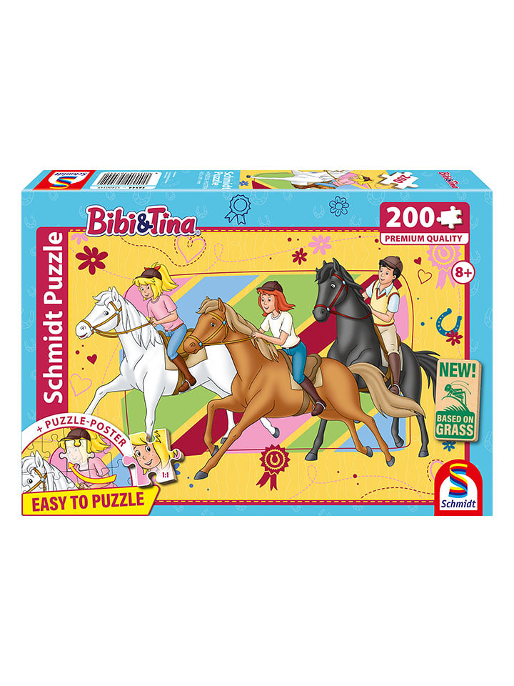 Schmidt Spiele 200tlg. Puzzle "Bibi & Tina, Pferdeliebe" - ab 8 Jahren - onesize