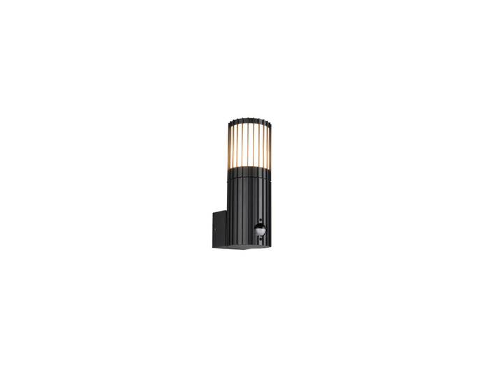 Trio Leuchten Aussenwandleuchte Volga, Anthrazit, Weiß, Metall, Kunststoff, 8.5x23.5x12 cm, Lampen & Leuchten, Außenbeleuchtung, Außenleuchten