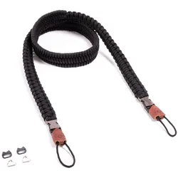 Traveler Paracord silent black 100 cm Kameragurt