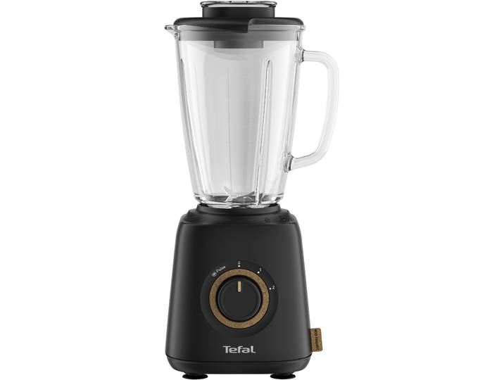 TEFAL Standmixer Eco Respect , schwarz, B:16cm H:42cm T:16cm, Zerkleinerer, im Öko-Design, 1,75 L, 4 Klingen, BL46EN, Standmixer