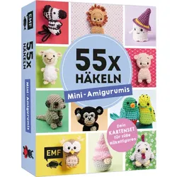 Kartenset "55 x häkeln – Mini-Amigurumis"