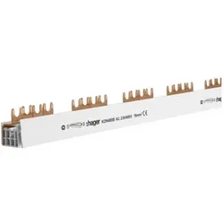 Hager, Verteilerschrank Zubehör, HAG KDN480B 16qmm Phasenschiene für 56 Module 4p