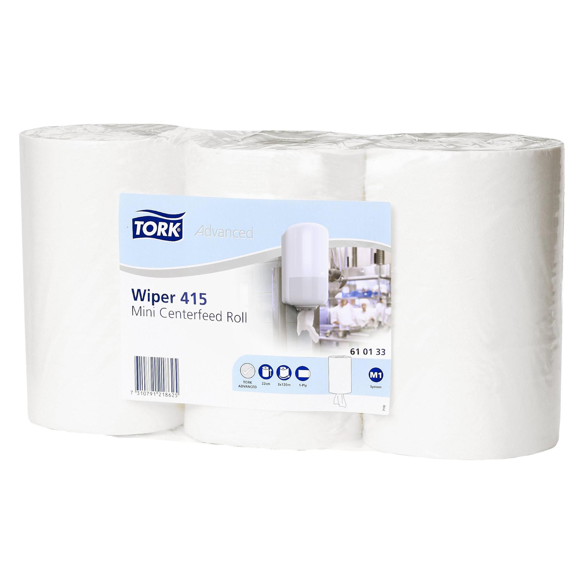 Tork Mehrzweck-Papierwischtücher mit Innenabrollung M1 (3x) (610133)