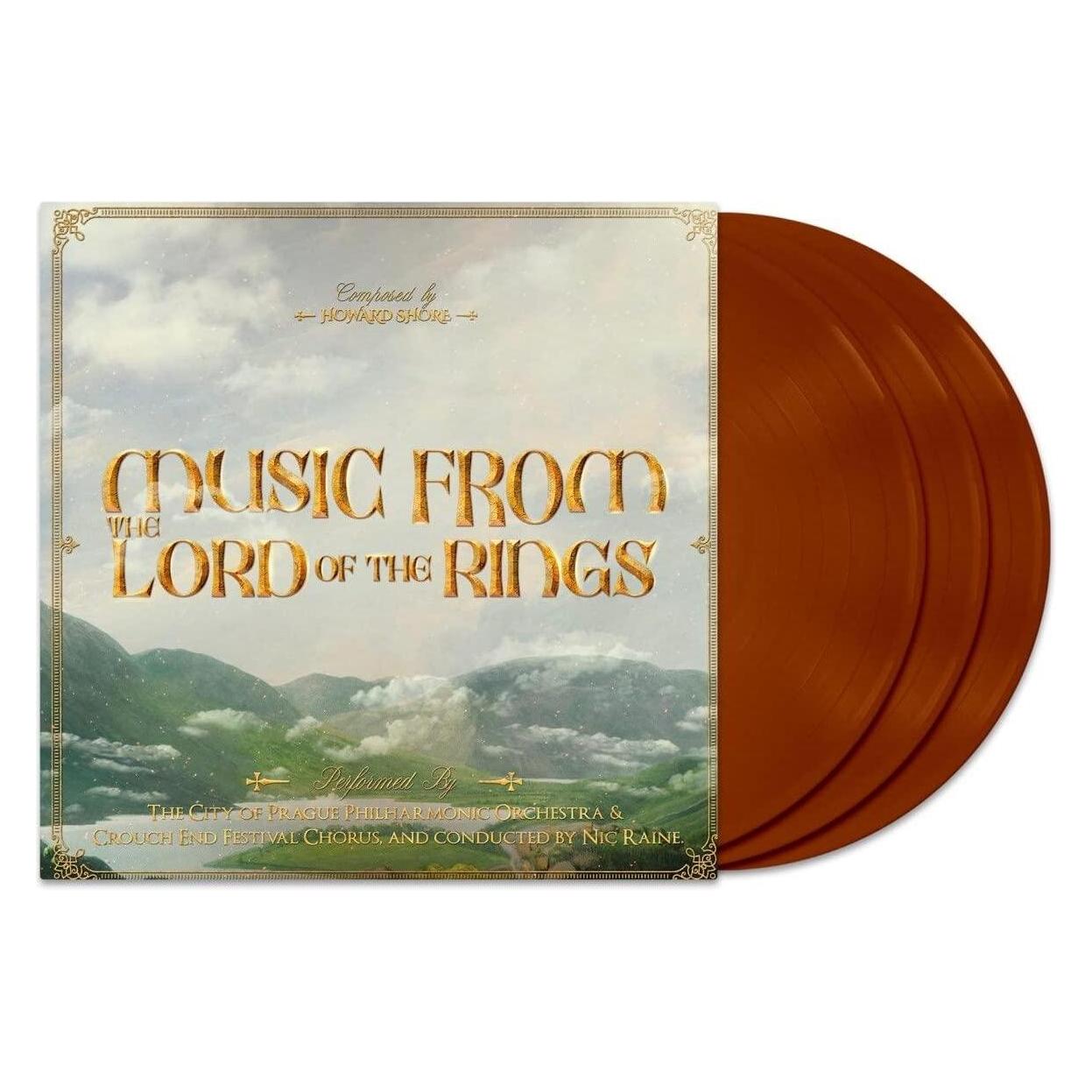 Diggers Factory The Lord Of The Rings Trilogy (Limited Brown Vinyl) (The City Of Prague Philharmonic Orchestra) (41200316)