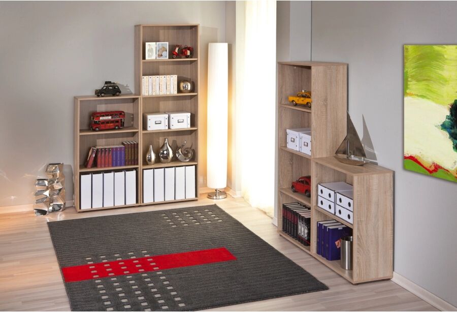 Inter Link LIBRERIA 2 LIVELLI FINITURA ROVERE