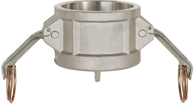 Riegler Kamlok bouchon de fermeture, type DC, alu, BG 3, pour prise Ø 92 (1115.30)