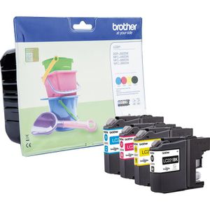 Brother LC-221VAL ValuePack CMYK Tintenpatronen