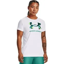 UNDER ARMOUR Damen Kurzarm Live Sportstyle Graphic SSC, Größe XS in Weiß 106106