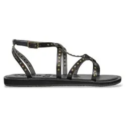Pepe Jeans für Damen. PLS700017 Rio Stud Sandalen schwarz (38), Wohnung, Schnalle, Lässig