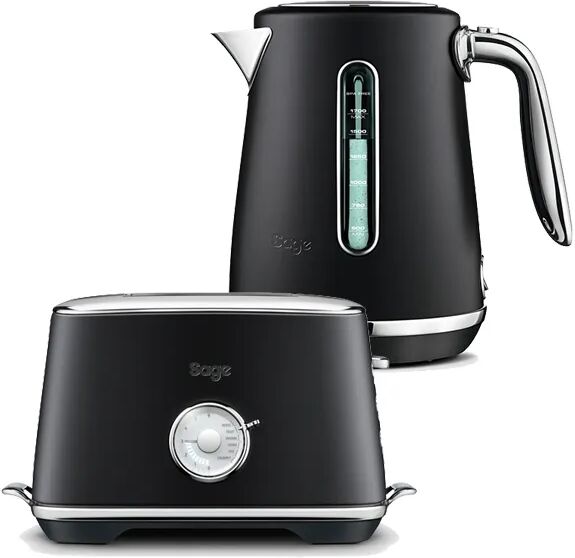 Sage Kettle & Toaster Set Select Luxe Black Truffle