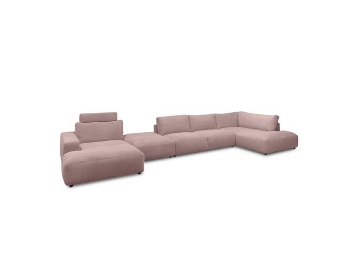 Musterring Lucia Wohnlandschaft Cord mit Zwischenhocker - Cord r