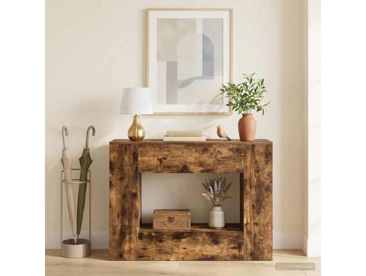 KGCRYUWED Konsolentisch Flur, Holzwerkstoff Kommode, Wohnzimmer Stabiles Design, Feuchtigkeitsbeständige Oberfläche, Vielseitiger Stauraum