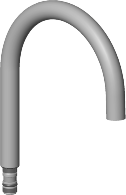 Dornbracht Rohrauslauf 100 mm 90282221502-08 platin