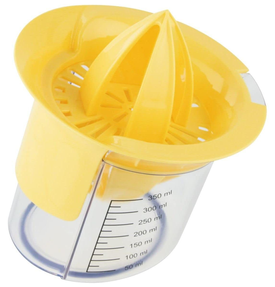 Dripio 2-in-1 citruspers, geel, 14 x 12,5 cm