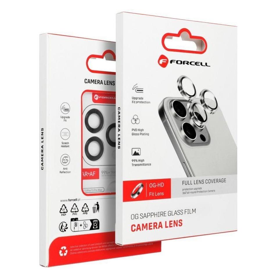 Forcell Kameraschutz Galaxy S24 / S25 (3 Stk., Samsung Galaxy S24) (SKAM-FCL-RG-S25R)