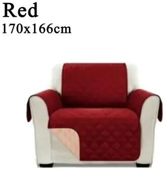 Uplift Picks ComfortShield Non Slip Sofa Cover Protector Washable Pet Sofa Cushion Cover Wear Resistant Furniture Cover red 170x166 Cm