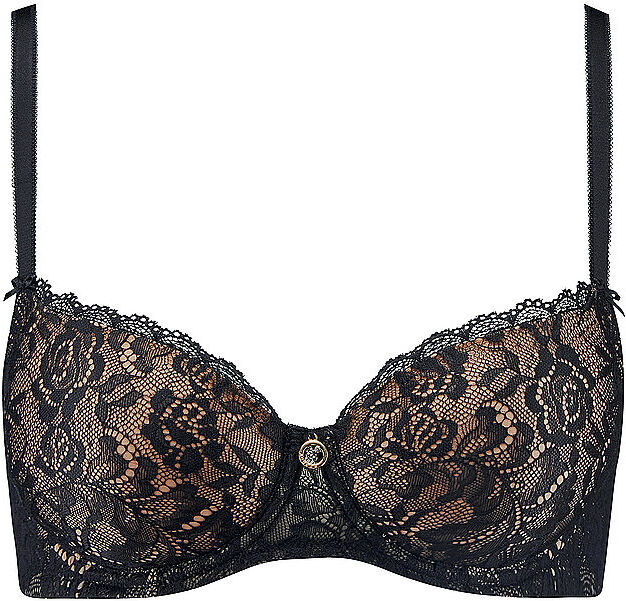 AUBADE BH mit Halbschale ROSESSENCE black schwarz   75C 75C