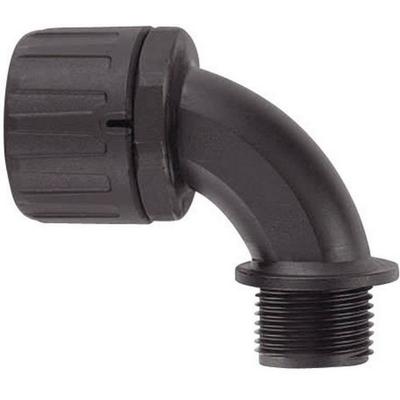 HellermannTyton 166-22201 HG13-90-M16 Schlauchverschraubung Schwarz M16 9.80mm 1St.