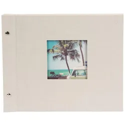 Goldbuch, Fotoalbum, Album 26 823 Bella Vista sandgrey, 30x25, 40 pages white sheets corner/splits (30 x 25 cm)