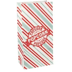 Papstar 1000 Popcorn Tüten, Pergament-Ersatz 1,3 l 20,5 cm x 10,5 cm x 6 cm "Popcorn" fettdicht