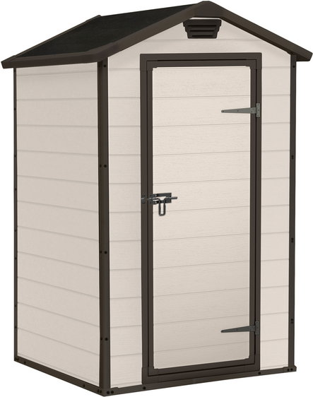 Keter Manor beige - Gartenhaus Schuppen - 129x103x196 cm