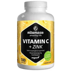 vitamaze VITAMIN C 1000 mg + Zink  180 St Tabletten