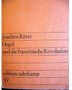Joachim Ritter - Hegel und die französische Revolution. - Preis vom 30.09.2026 22:30:23 h