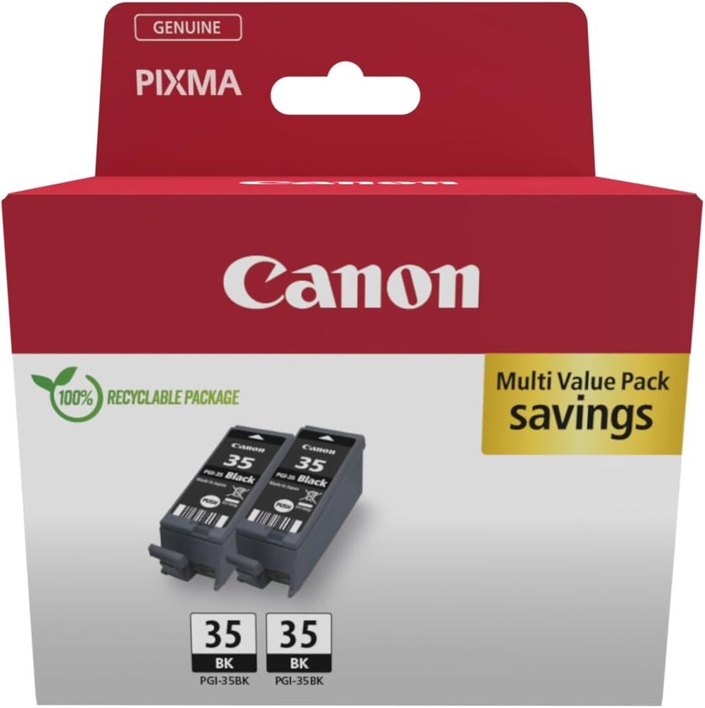 Cartucho de tinta PGI-35 Twin Pack (Negro) - CANON