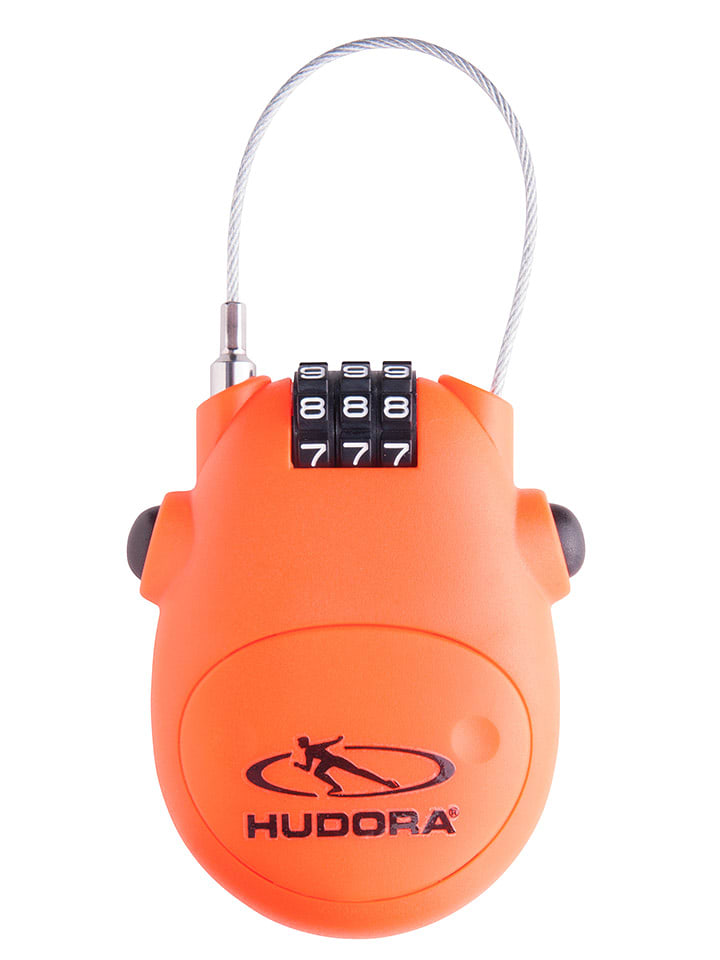 Hudora Kabelschloss in Orange - onesize