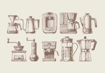 Inspire Picks Minimalist Coffee Wall Art Canvas Skeleton Coffee Bar Decor For Modern Kitchens 17 40x60cm Unframed