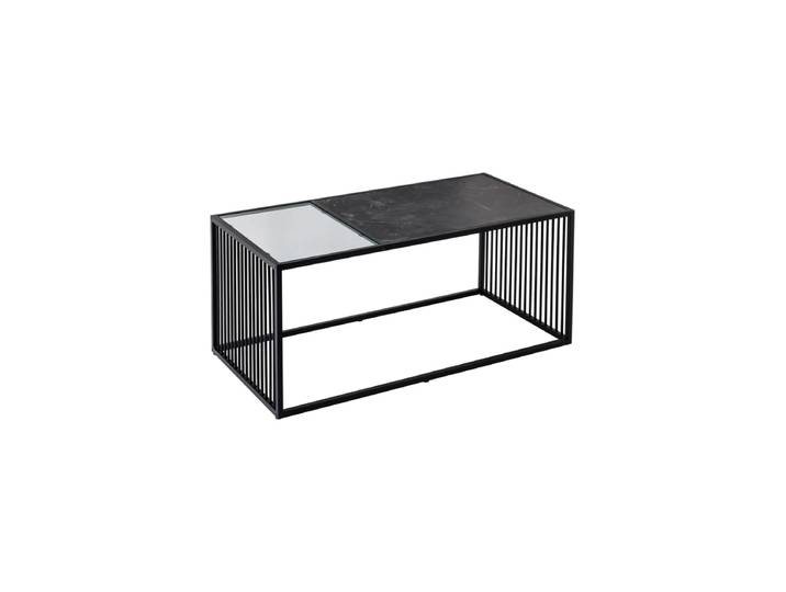 Design Couchtisch „Architecture“ Marmoroptik Rauchglas Invicta Interiors