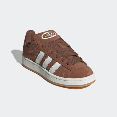 Sneaker ADIDAS ORIGINALS "CAMPUS 00S", Damen, Gr. 37, weiß (earth strata, core weiß, earth strata), Leder, Schuhe Sneaker