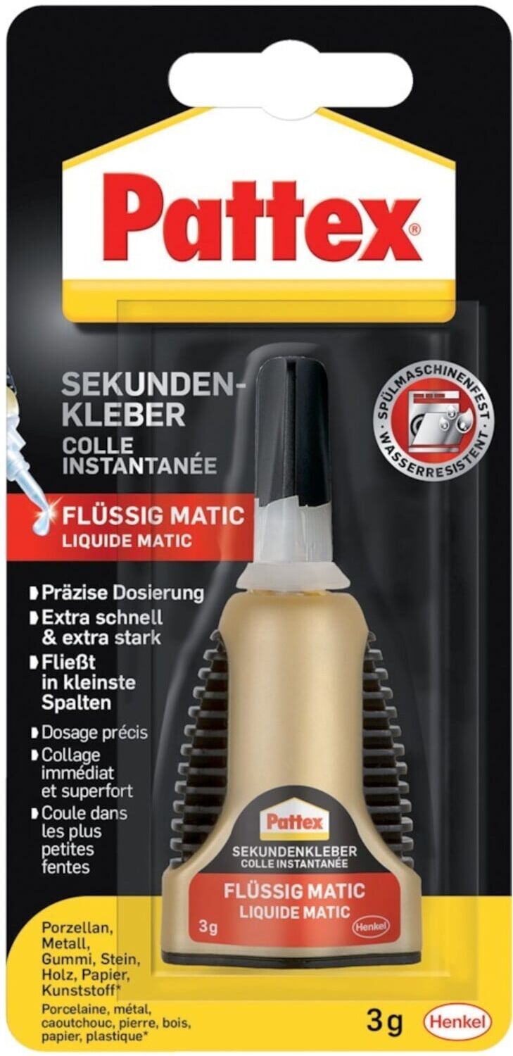 Pattex Sekundenkleber Matic flüssig 3g (PST2C)