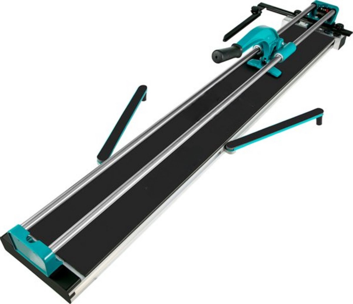 Professionele handmatige tegelsnijder met infrarood laser en ergonomische grip, blauw/zwart/multicolor, 120 cm
