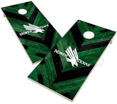 Skip's Garage North Texas Mean Green Cornhole Board Set