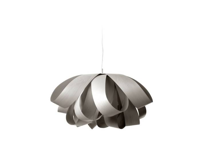 LZF Pendelleuchte Agatha - Grey (Grau) , Large Natur, Skandinavi