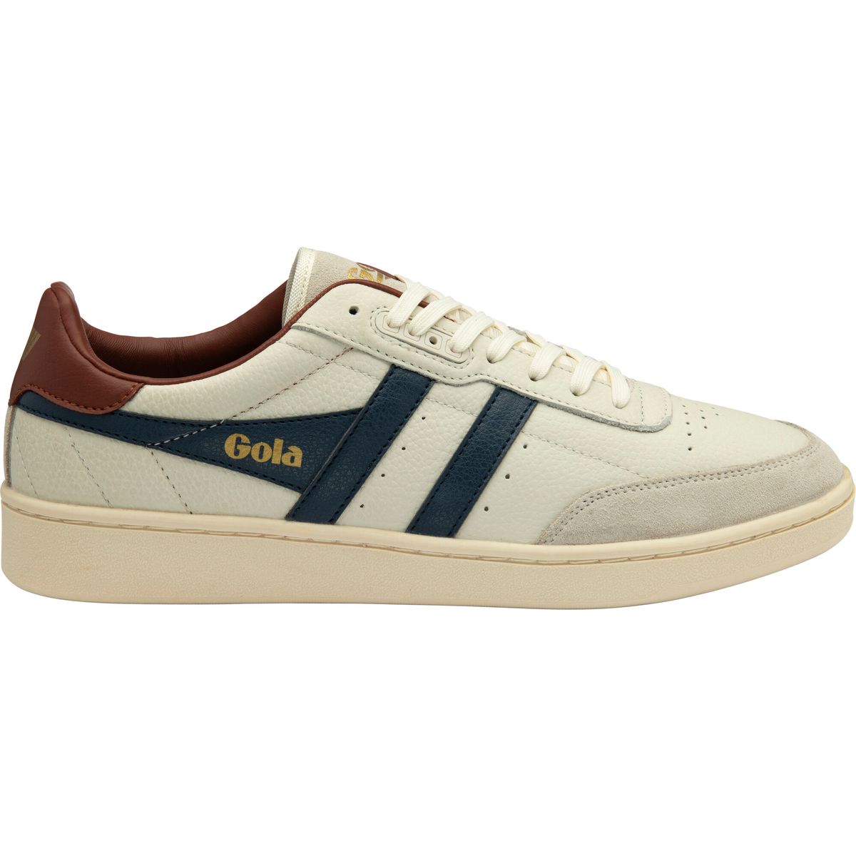 Gola Contact Leather Sneaker Men off white/navy/rust (WA) 6 CMB261-WA-6-offwhitenavyrust