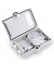 Assmann Digitus Professional FTTH Distribution Box for 2 SC Simplex or 2 Duplex LC Glasfaser-Verteilerbox Außenbereich (DN-968912)