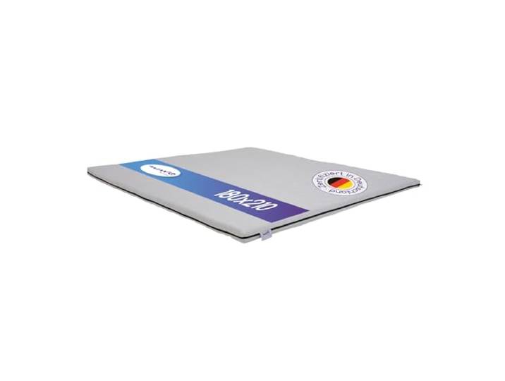 M line Wave Topper Matratzentopper 180x210cm - Kaltschaum Topper - Optimale Unterstützung - Atmungsaktiv - 10 Jahre Garantie, Weiß