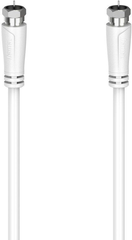 Hama 00205063 coaxial cable 1.5 m F White