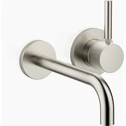 Dornbracht META Waschtisch-Wand-Einhandbatterie ohne Ablaufgarnitur, Ausladung 190mm, 36862660-06, Farbe: Platin Matt