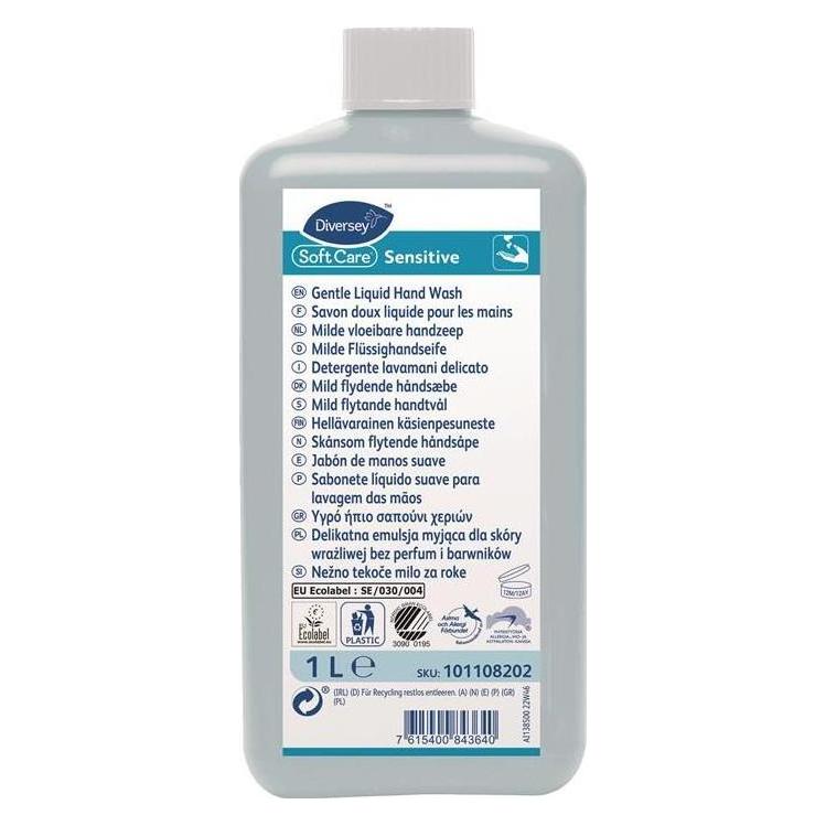 Diversey Handwaschlotion Care Soft Sensitiv 1 l (Flüssigseife, 1000 ml) (101108202)