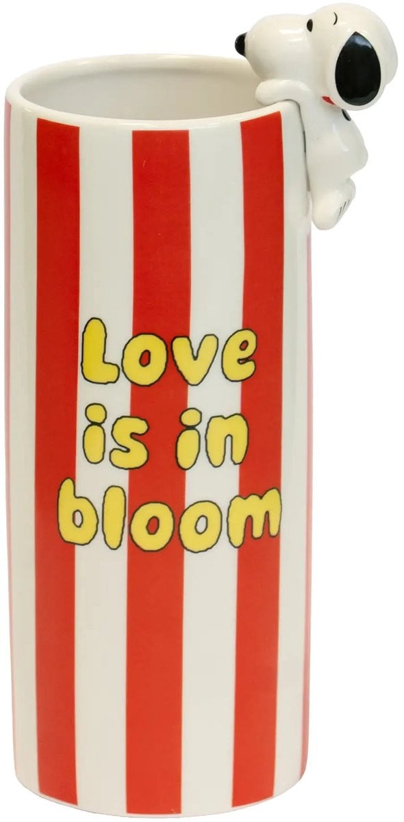 Blogo Design Vaas Snoopy Love Is In Bloom - Rood