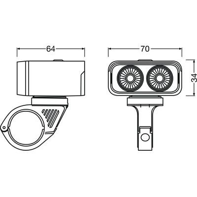 OSRAM Leuchtensatz, Fahrrad LEDBL201 SET