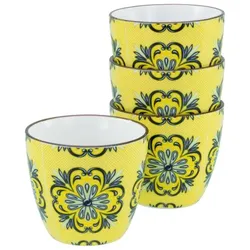 CreaTable Aladin Gelb Kaffeebecher 4-tlg Steinzeug