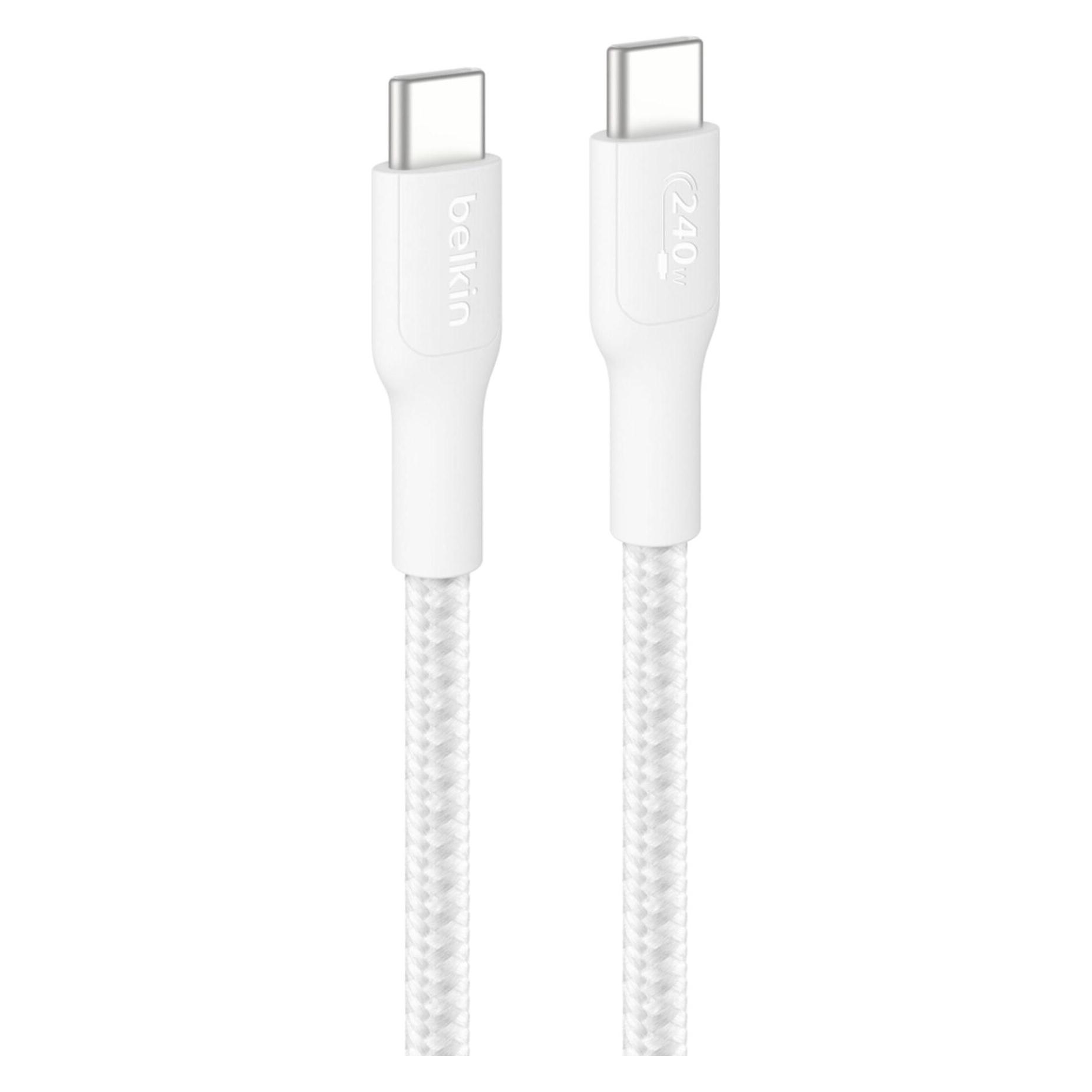 Belkin USB C - USB C (3 m, USB 2.0, 240 W) (CAB025HQ3MWH)
